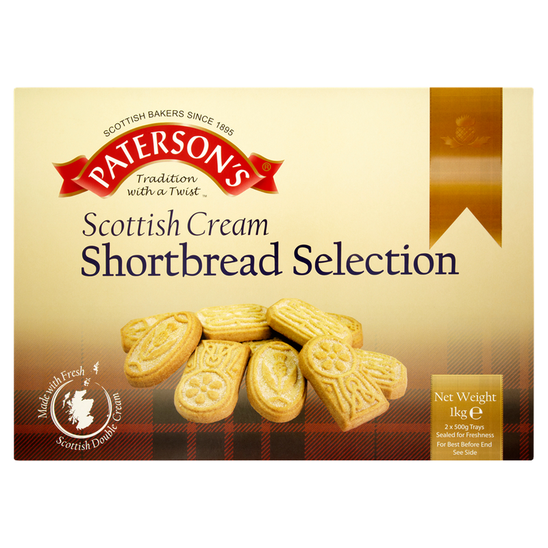 Paterson's Scottish Cream Shortbread Selection 1kg