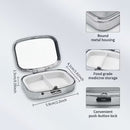 Pill Box - 2-Compartment - Highland Cow Floral