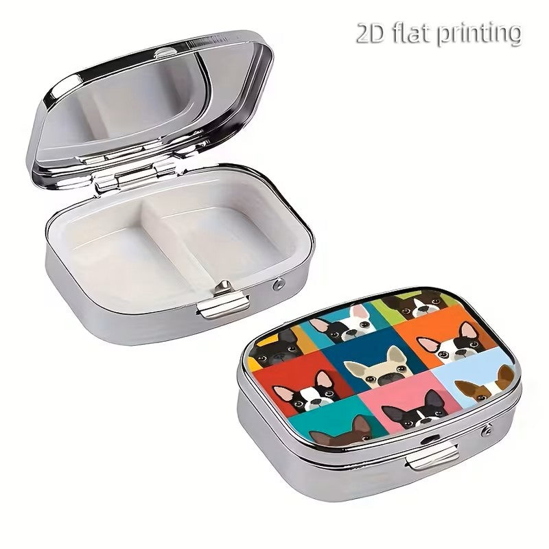 Pill Box- Cute Dog Art
