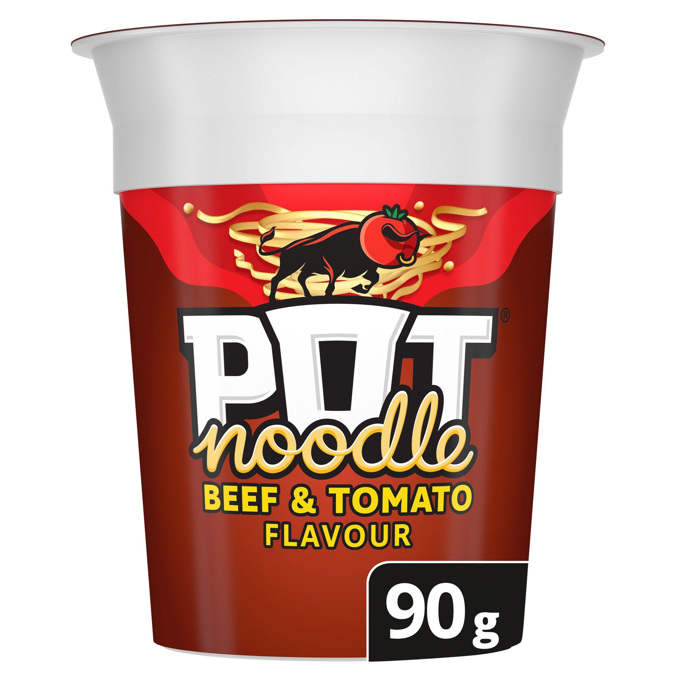 Pot Noodle Beef & Tomato 90g (Best Before May 2026)