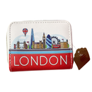 Purse - London Icons - Red & White Size 3.5" x 4.3"