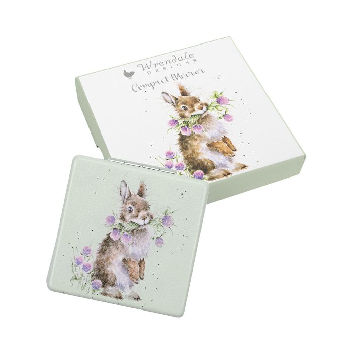 Compact Mirror Rabbit 'Clover Bunny'