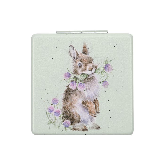 Compact Mirror Rabbit 'Clover Bunny'