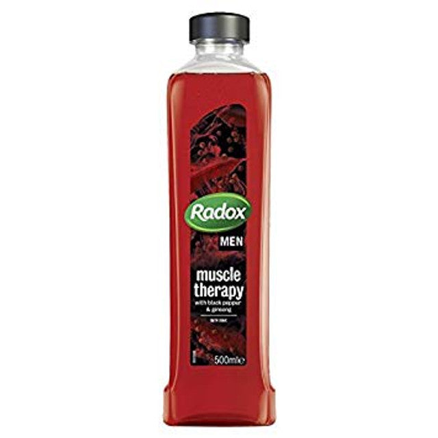 Radox Men Muscle Therapy Black Pepper & Ginseng Bath Soak 500ml