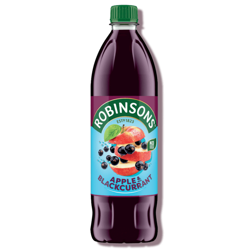 Robinsons Apple & Blackcurrant Squash No Added Sugar 1L