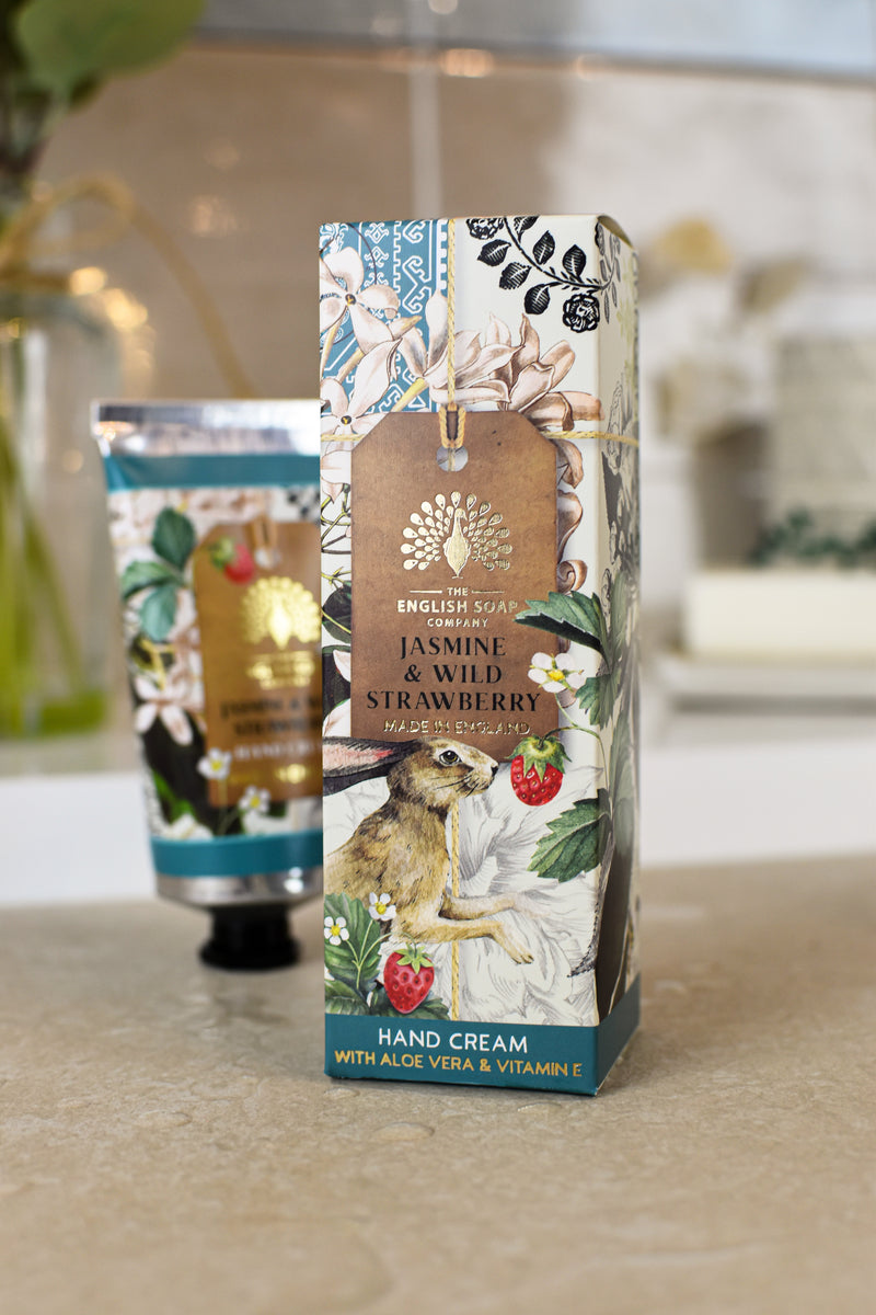 English Soap Company Anniversary Jasmine & Wild Strawberry Luxury Hand Cream 75ml
