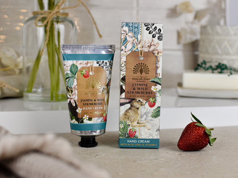English Soap Company Anniversary Jasmine & Wild Strawberry Luxury Hand Cream 75ml