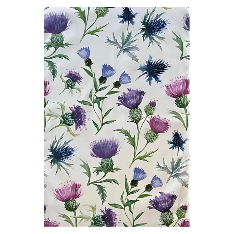 Samuel Lamont Scottish Thistles Cotton Tea Towel