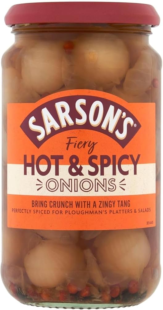 Sarson's Hot & Spicy Pickled Onions 460g