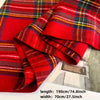 Scarf - Scotland Red Tartan Tassel