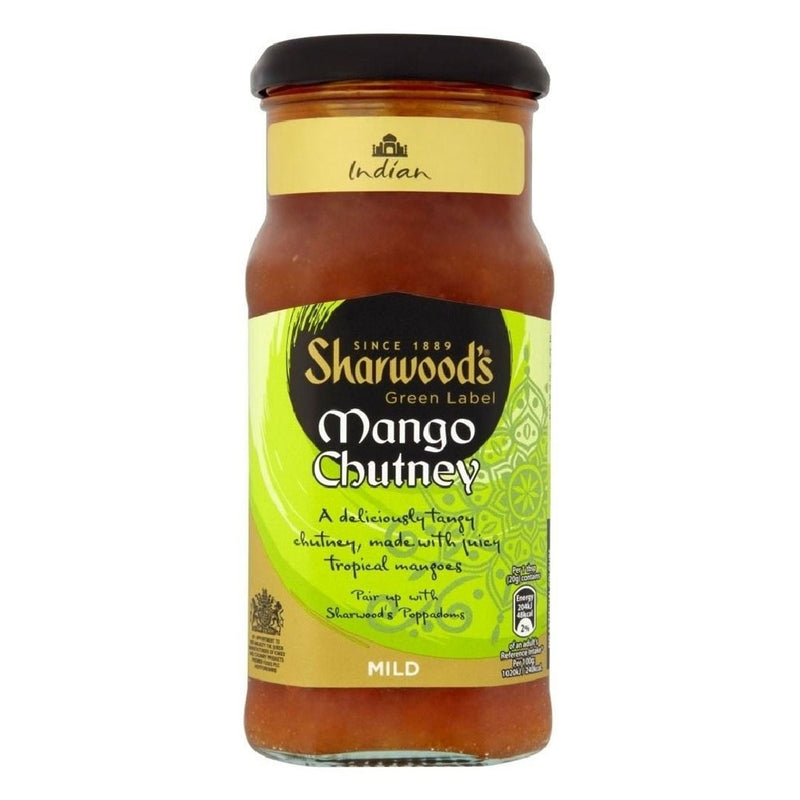 Mango Green Label Chutney. A spiced Mango Chutney made from sweet, green mangoes and selected spices.