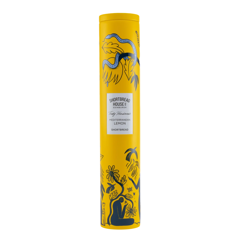 Shortbread House of Edinburgh Shortbread with Mediterranean Lemon Tall Tin 250g