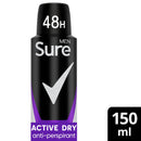 Sure for men Active Dry Antiperspirant 150ml