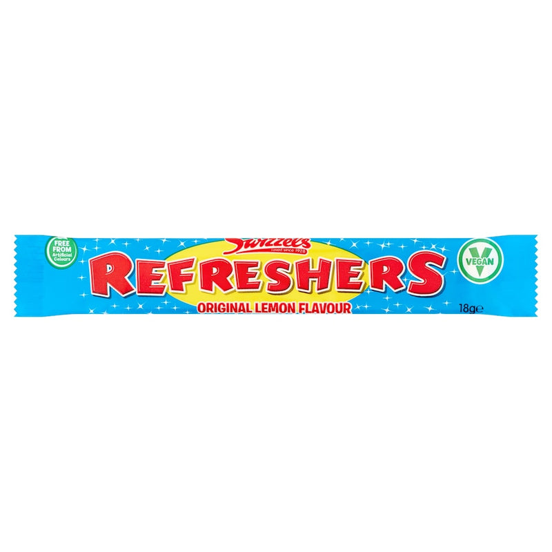 Swizzels Refreshers Lemon Flavour With Fizzy Sherbet 49g