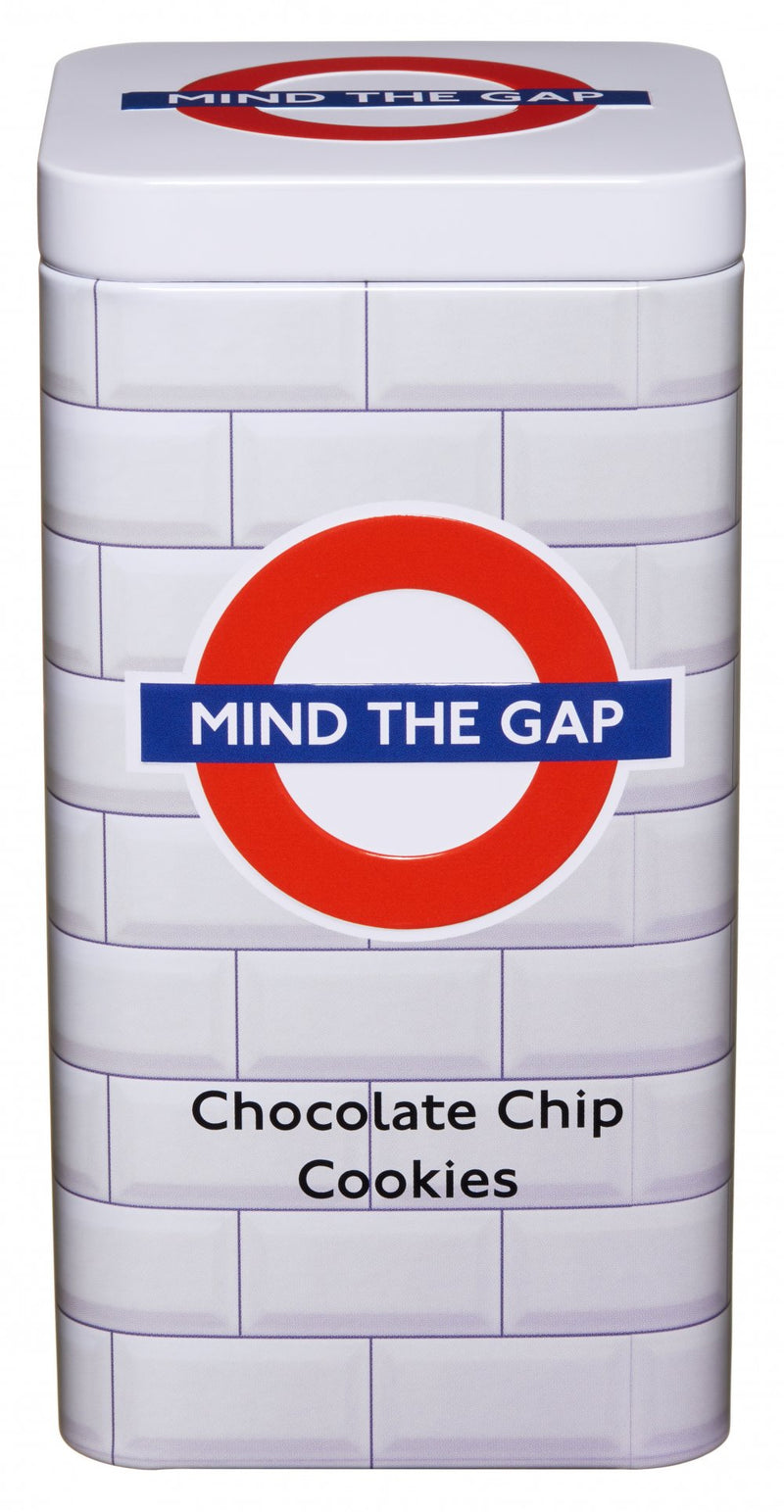 London Underground Mind The Gap Chocolate Chip Cookies Tin 100g (Best before Jan 31st)