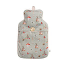 Hot Water Bottle - 'Garden Friends' Wren & Garden Animal