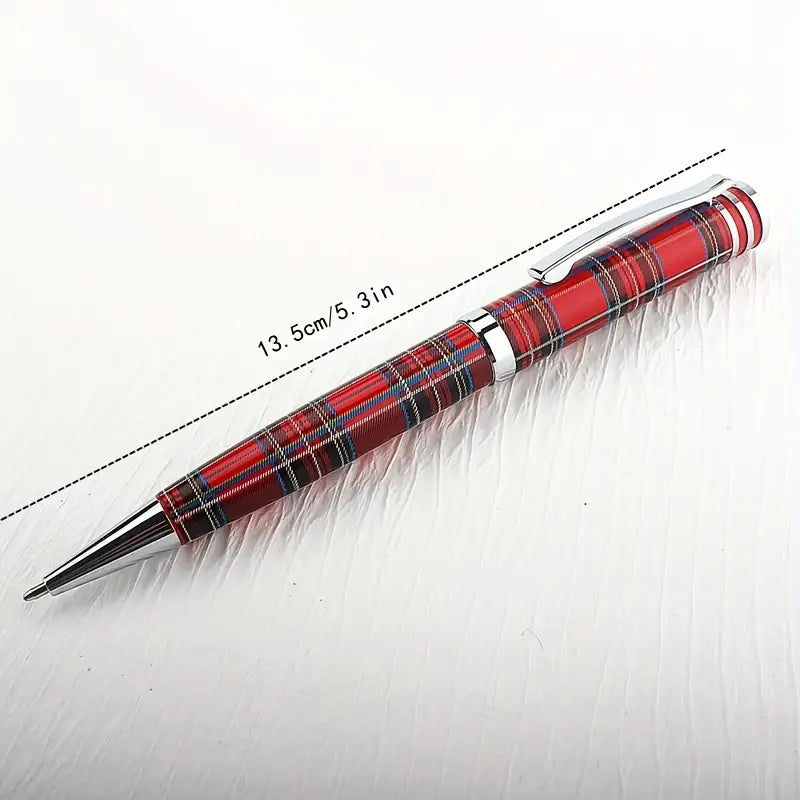 Scotland Tartan Pen 5.3" with box.