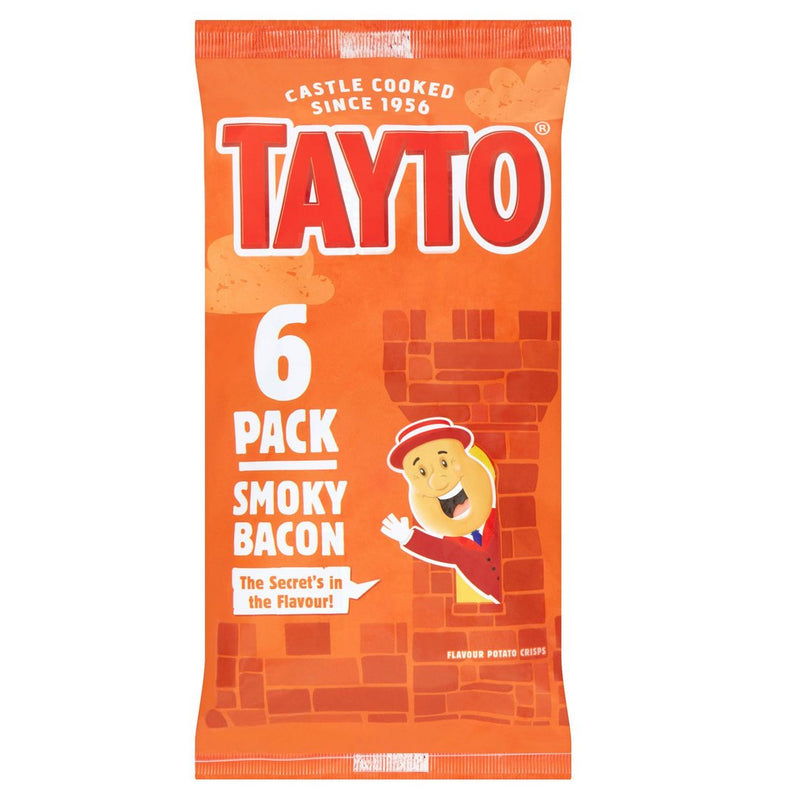 Tayto Smoky Bacon 6Pk 150g