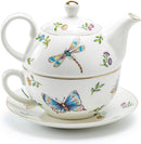 Tea For One Set - Summer Garden Fine Porcelain