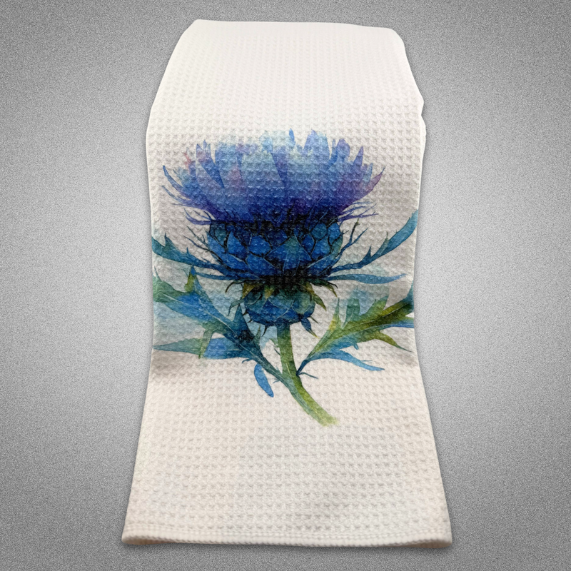 Tea Towel - Custom Made Thistle (15x27)