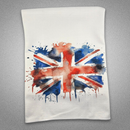 Tea Towel – Custom Made Painterly Union Jack 15" x 27"
