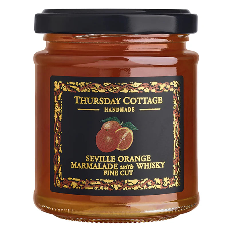 Thursday Cottage Orange Marmalade with Whisky Fine cut 210g