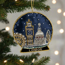 #17 Tinker Tailor Iconic London Snowglobe Christmas Ornament