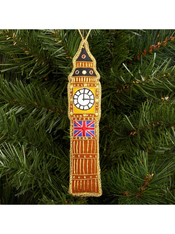 #20 Tinker Tailor Big Ben Christmas Ornament.