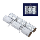 Tom Smith Silver Luxury Tree Crackers (6x8")