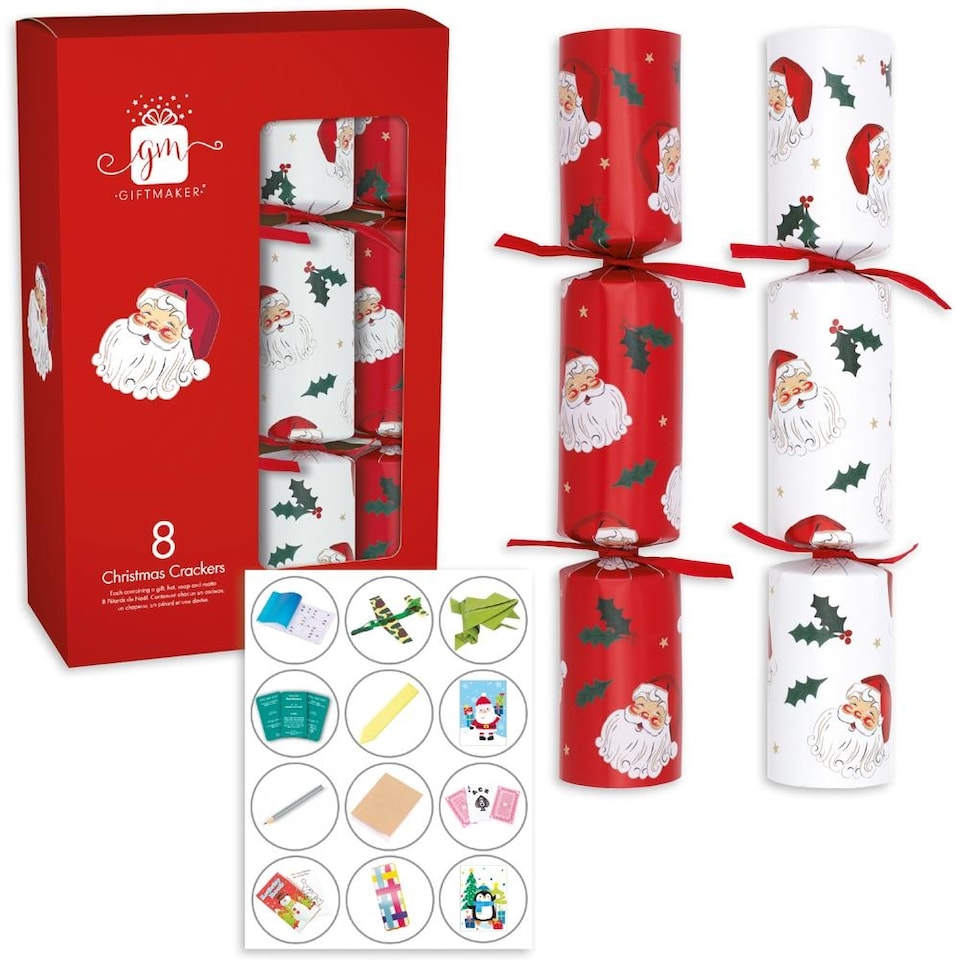 Tom Smith Giftmaker Traditional Santa Family Crackers (8 x 12")