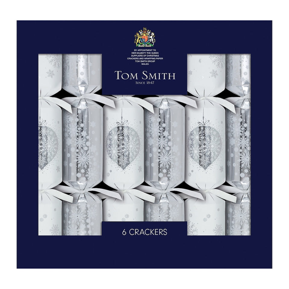 Tom Smith Silver Premium Crackers (6 x 14")
