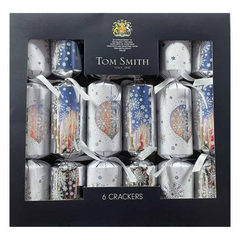 Tom Smith Silver Premium Crackers (6 x 14")