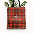 Tote Bag - Plaid Scotland & Thistle