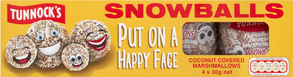 Tunnock's Snowballs 4 Pack 120g