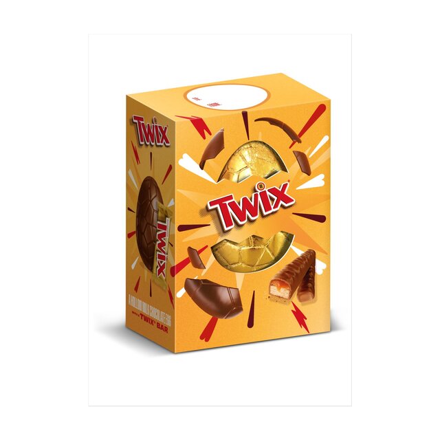 Twix Chocolate & Caramel Biscuits Large Easter Egg 170g