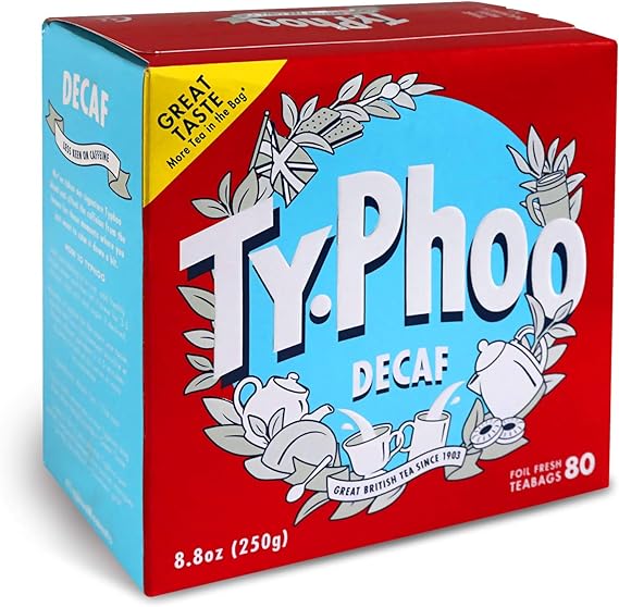 Typhoo Decaf 80 Teabags 250g