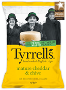 Tyrrell's Mature Cheddar & Chive Crisps 40g