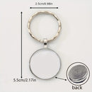 Key Ring. Union Design retro look (Size - 2.17" L x 0.98" W) 2D Flat