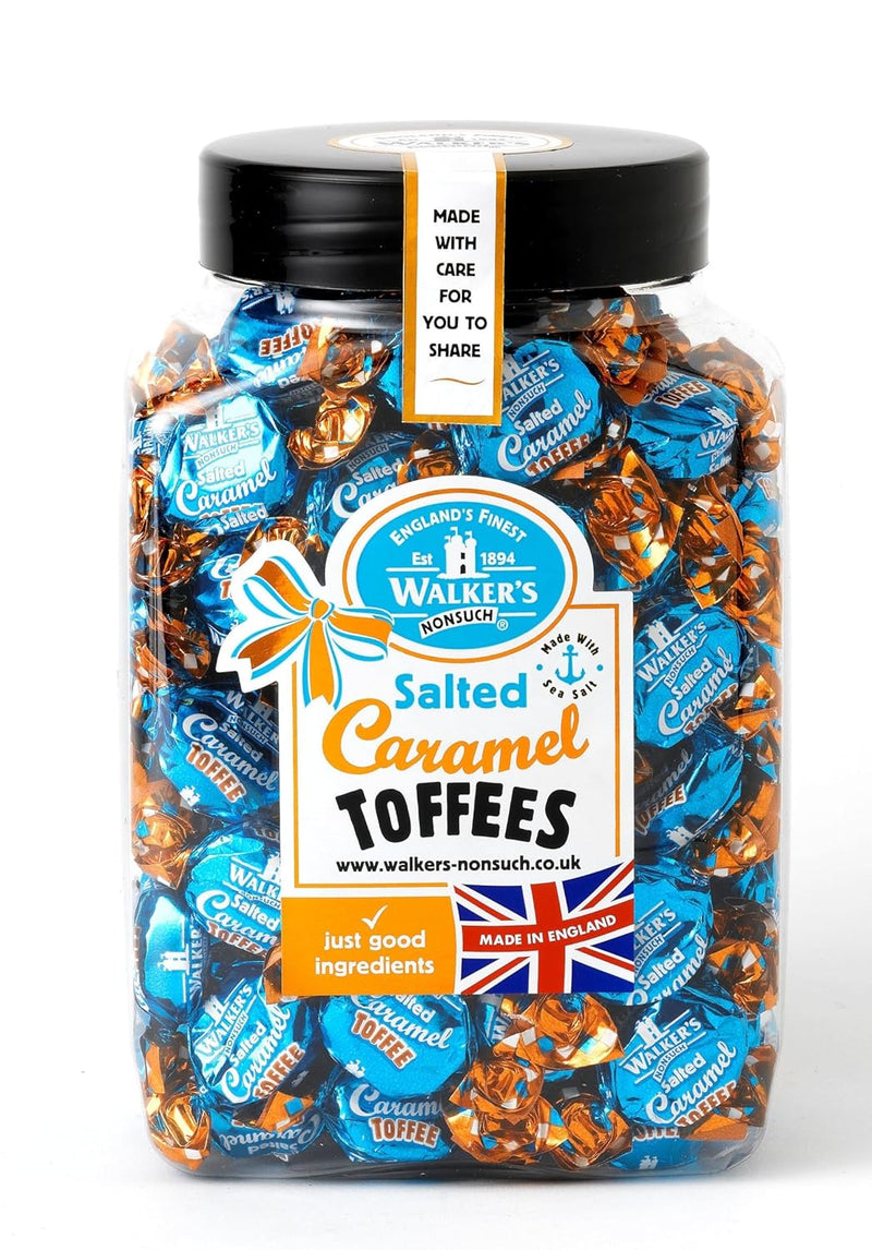 Walker's Nonsuch Salted Caramel Toffees Jar 1.25kg