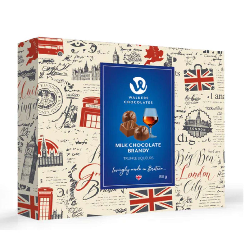 Walkers Milk Chocolate Brandy Liqueur Truffles 150g