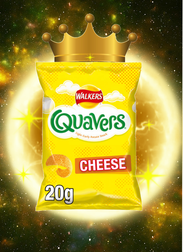 Quavers Walkers Quavers Cheese Flavor Crisps 20g Bag