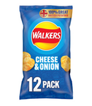 Walkers Cheese & Onion 12 pack 150g