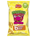 Walkers Monster Munch Roast Beef 6 Pack 120g
