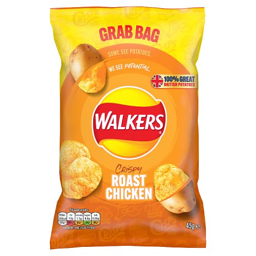Walkers Roasted Chicken Grab Bag 45g
