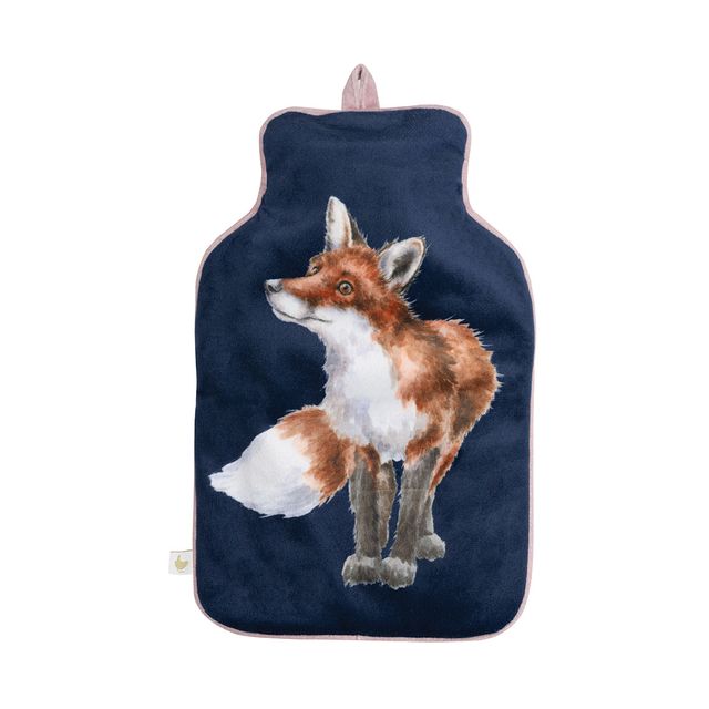 Hot Water Bottle - 'Woodlanders' Fox & Woodland Animal