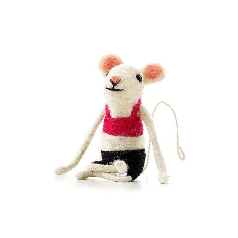 Felt Mouse - Yoga