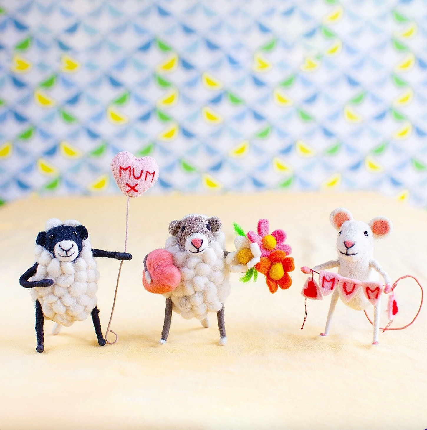 Felt Mouse - Mum Bunting