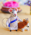 Mouse - Queen with Princess Corgi