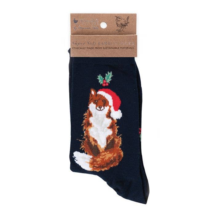 Men's Christmas Socks Festive Fox - Fox