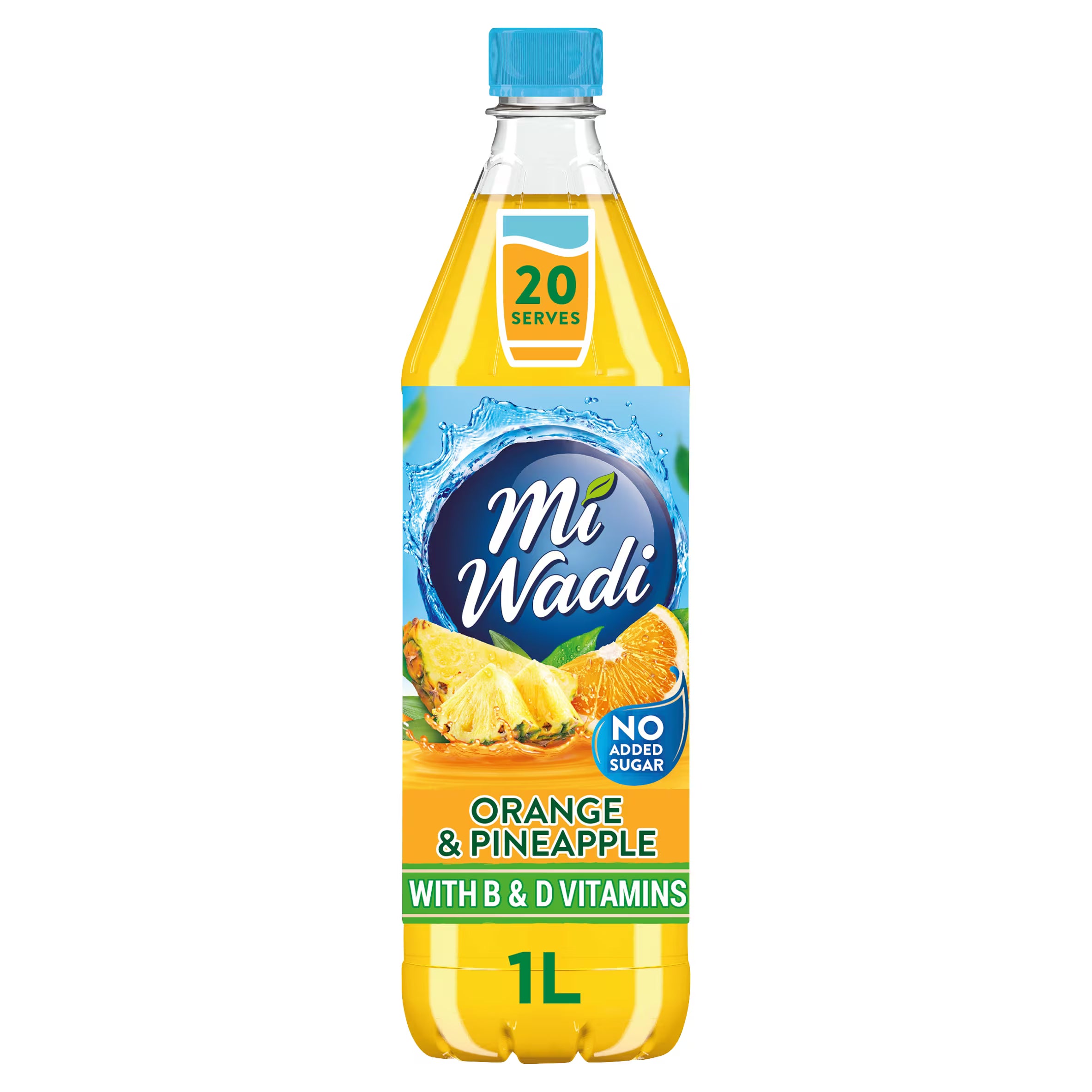 MiWadi No Added Sugar Orange & Pineapple 1L